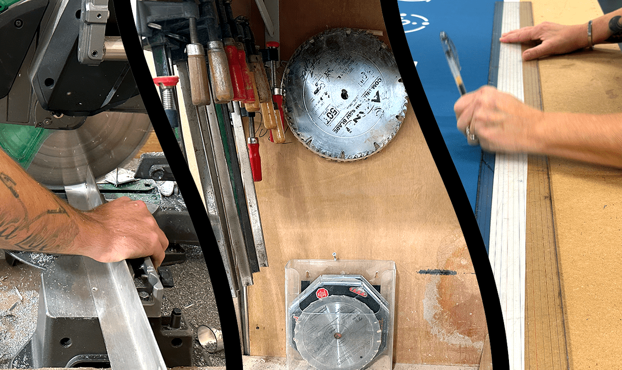 SoftSpace team assembling booths