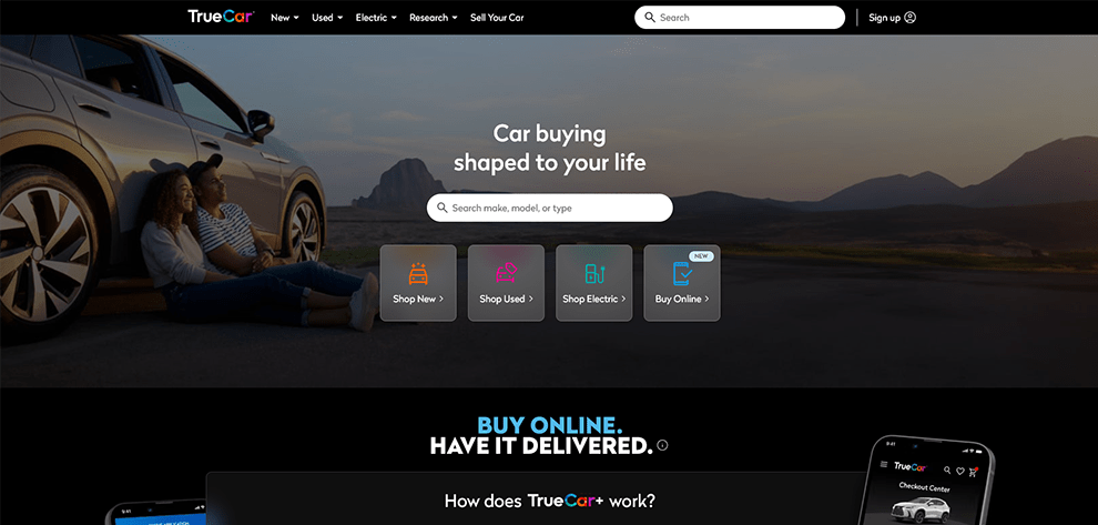 TrueCar website